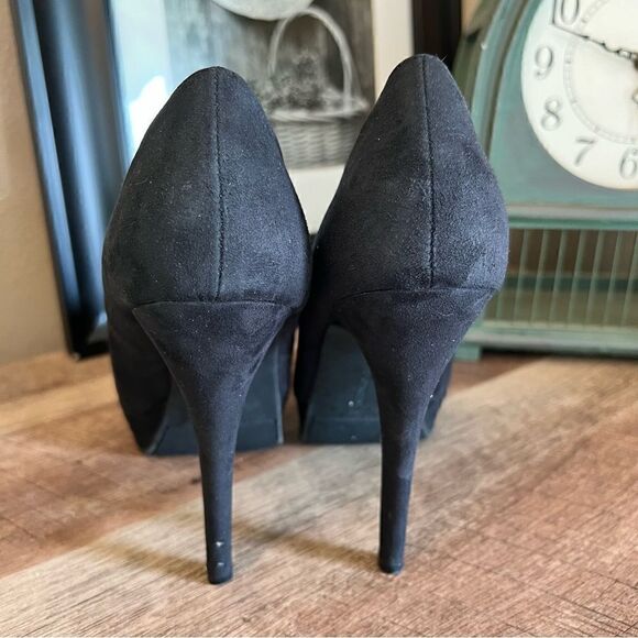 LC Lauren Conrad Black Platform Heels - Picture 6 of 10